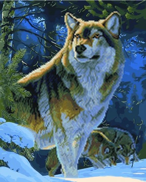 Живопись волк