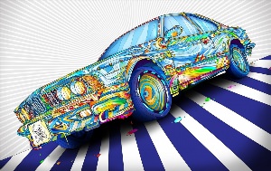 Автомобиль фоновый рисунок