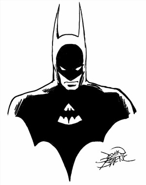 Бэтмен рисунок простой