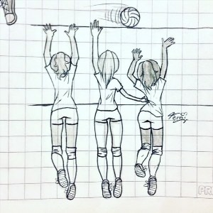 Рисунки спорт ручкой