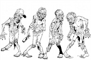 Как нарисовать зомби