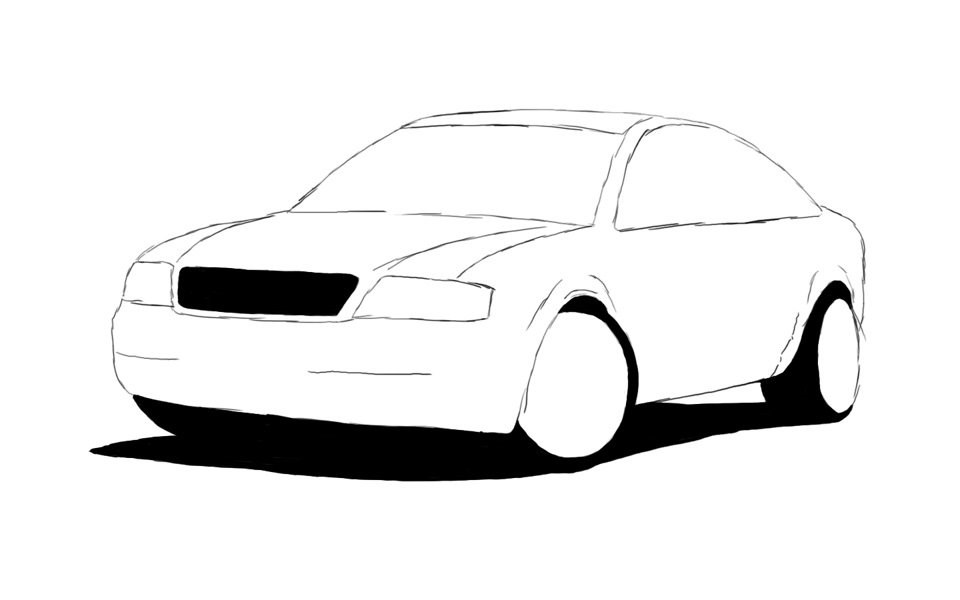 Картинки легкой машины. Нарисовать машину. Рисунки для срисовки машины лёгкие. Автомобиль рисунок. Рисунок машины карандашом.