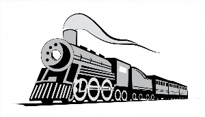 Поезд векторный рисунок