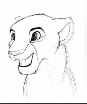 Рисунки карандашом король лев