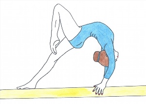 Рисунок на тему гимнастика