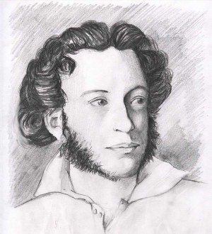 Рисунки карандашом пушкин
