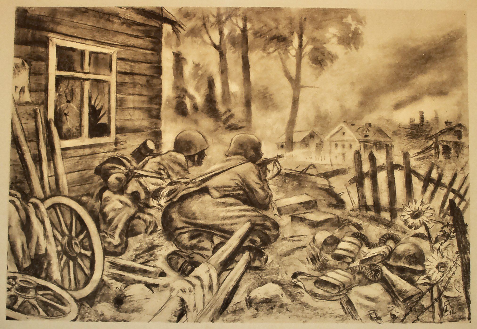 Рисунки во время войны. Зарисовки войны.