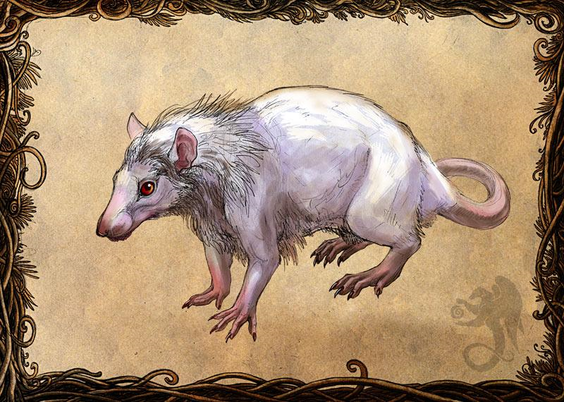 Crystal rat. Магическая крыса. Гигантская крыса фэнтези. Крыса арт.