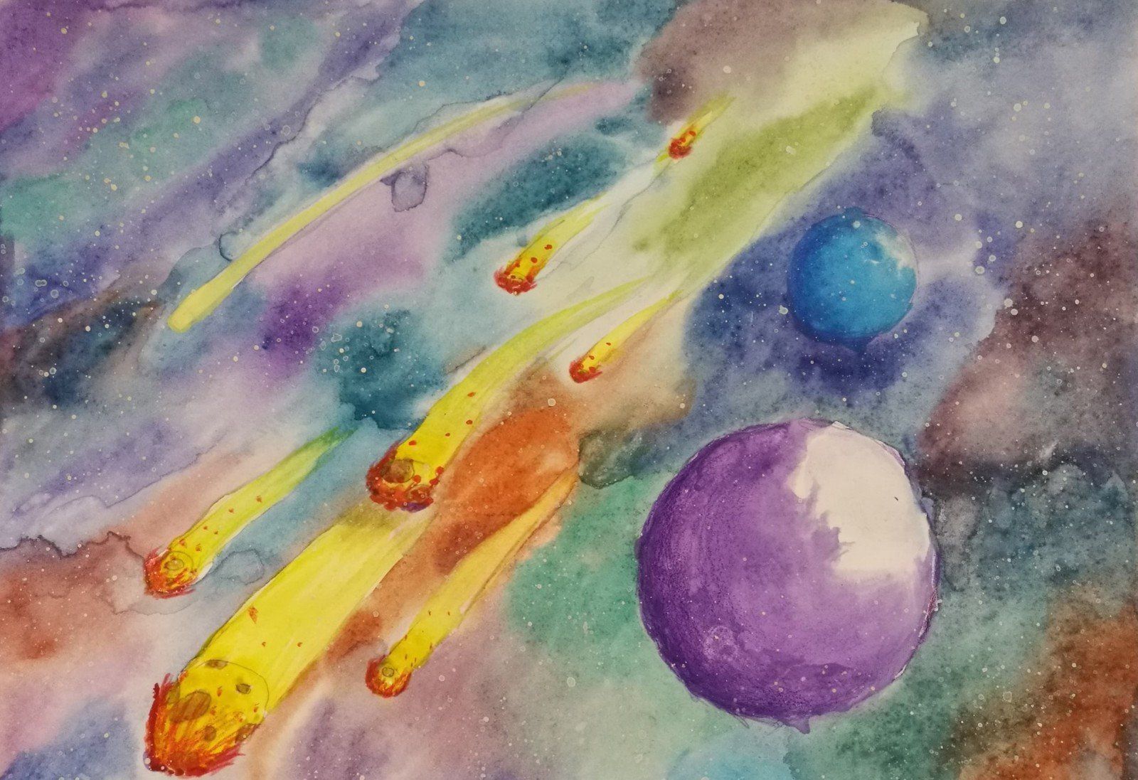 Дети рисуют космос. Космос рисунок. Космос рисунки красками. Космос живопись для детей. Картины космос гуашью.