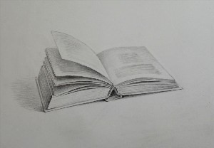 Легкий рисунок книги