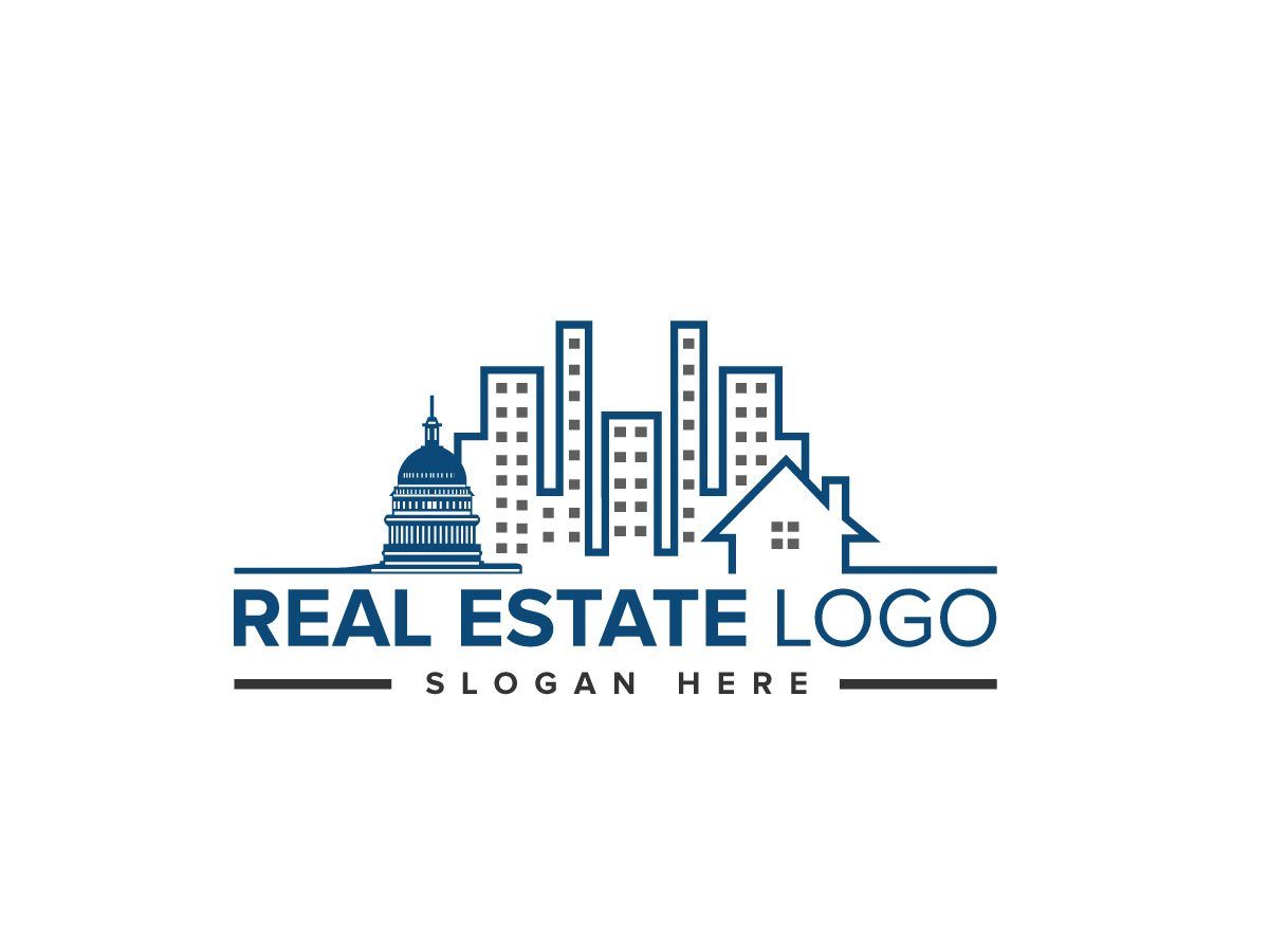 Агентство real estate. Логотип агентства недвижимости. Недвижимость лого. Real Estate логотип. Логотип строительной компании.