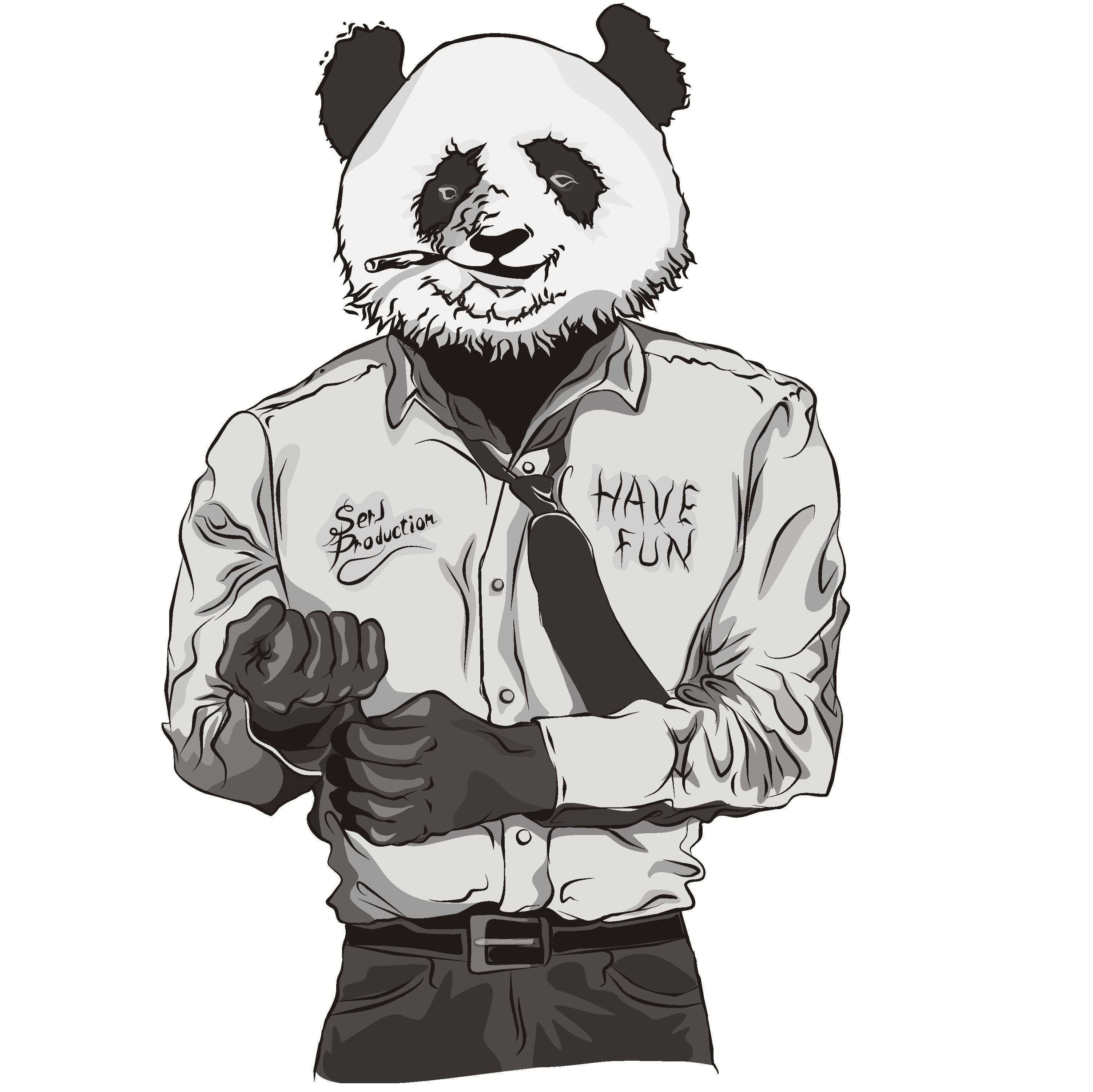 Брутто панда. Панда эскиз. Тату Панда. Панда в костюме рисунок. Костюм панды.