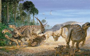 Картины динозавров