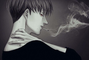 Аниме рисунки сигареты