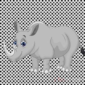 Носорог детский рисунок