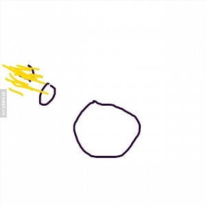 Как нарисовать метеорит