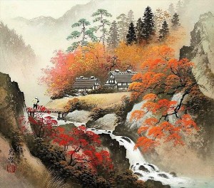 Картины японская живопись