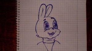 Рисунки заяц ручкой