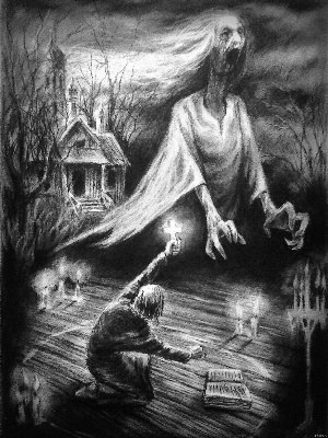 Страшные рисунки карандашом ведьмы