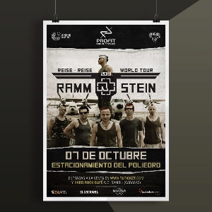 Rammstein плакат
