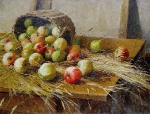 Картины с яблоками известных художников