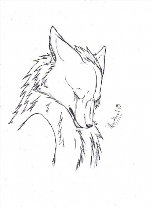 Рисунки для срисовки волки грустные