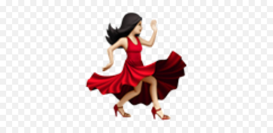 Эмодзи танцуем. Танцующая женщина смайлик. Смайлик танцорша. Смайлик Танцующая девушка в Красном платье. Эмодзи танец.