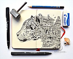 Рисунки ручкой маркером