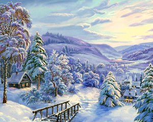 Красивые рисунки зимы