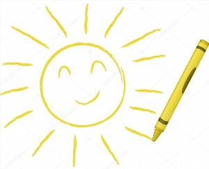 Рисунки солнце ручкой