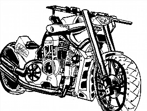 Крутые рисунки для мотоцикла