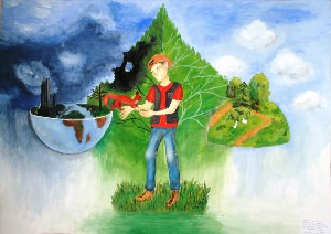 Рисунок на тему профессия эколог
