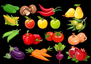 Векторный рисунок овощи
