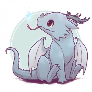 Рисунок аниме дракон
