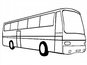 Рисунки раскраски автобус