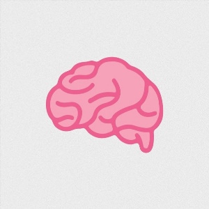 Легкий рисунок мозг