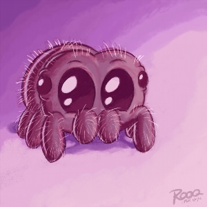 Милый паук рисунок