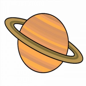 Сатурн детский рисунок