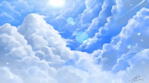 Фон облака небо рисунок