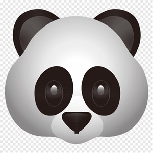 Смайлики панда