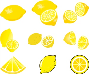 Маленькие лимончики рисунок