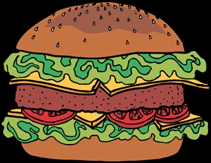 Бургер иллюстрация