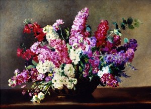 Картины с цветами известных художников