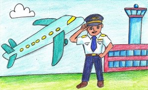 Детские рисунки пилотов