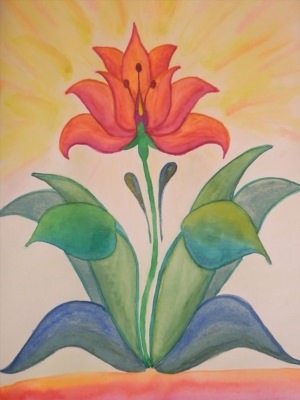 Рисунок на тему аленький цветочек