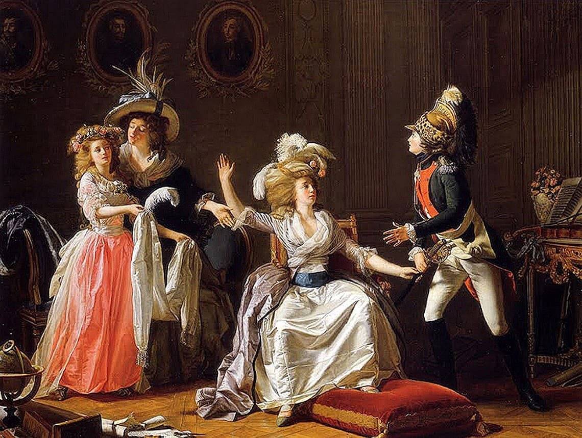 Франция 18 19 веков. Художник Michel Garnier (1753−1819).