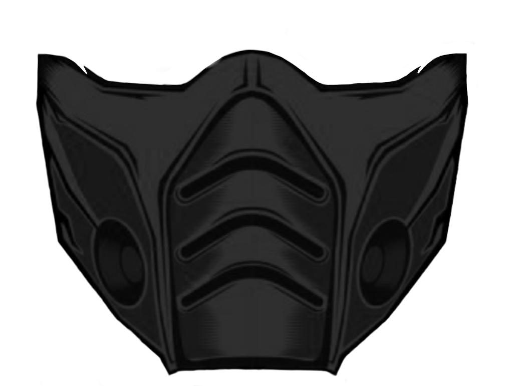 Готовая маска для квадробики. Защитная маска саб Зиро. Маска саб Зиро черная. Маска саб Зиро для фотошопа. Маска скорпиона из мортал комбат.