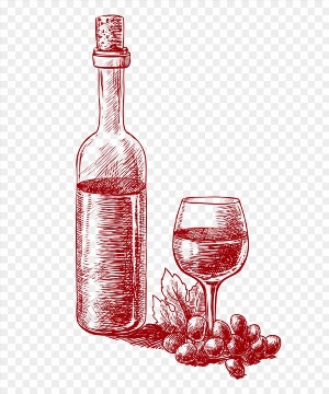 Вино рисунок
