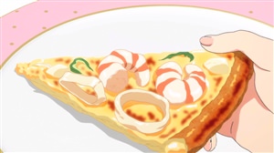 Пицца аниме рисунок