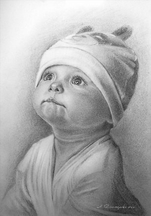 Рисунки карандашом ребенок